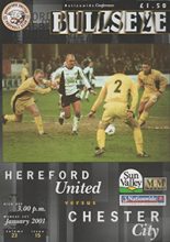 Hereford United v Chester City 01-Jan-2001