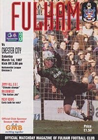 Fulham v Chester City 01-Mar-1997