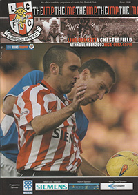 Lincoln City v Chesterfield 04-Nov-2003
