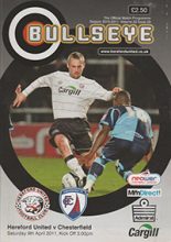 Hereford United v Chesterfield 09-Apr-2011