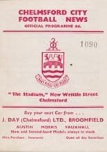 Chelmsford City v Clacton Town 15-Sep-1962