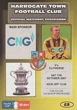 Harrogate Town v Clitheroe 13-Oct-2007