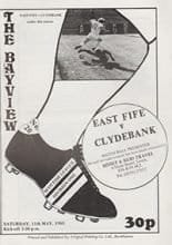 East Fife v Clydebank 11-May-1985