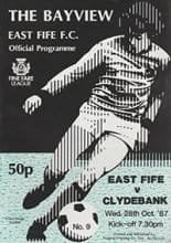 East Fife v Clydebank 28-Oct-1987