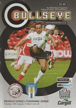 Hereford United v Colchester United 10-Aug-2010