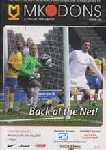 Milton Keynes Dons v Colchester United 12-Jan-2009