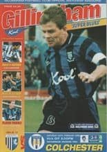 Gillingham v Colchester United 20-Feb-1999