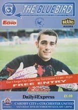 Cardiff City v Colchester United 28-Oct-1995
