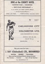 Chelmsford City v Colchester United 06-May-1968