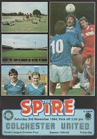 Chesterfield v Colchester United 03-Nov-1984
