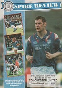 Chesterfield v Colchester United 06-May-1995