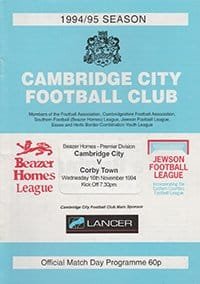 Cambridge City v Corby Town 16-Nov-1994