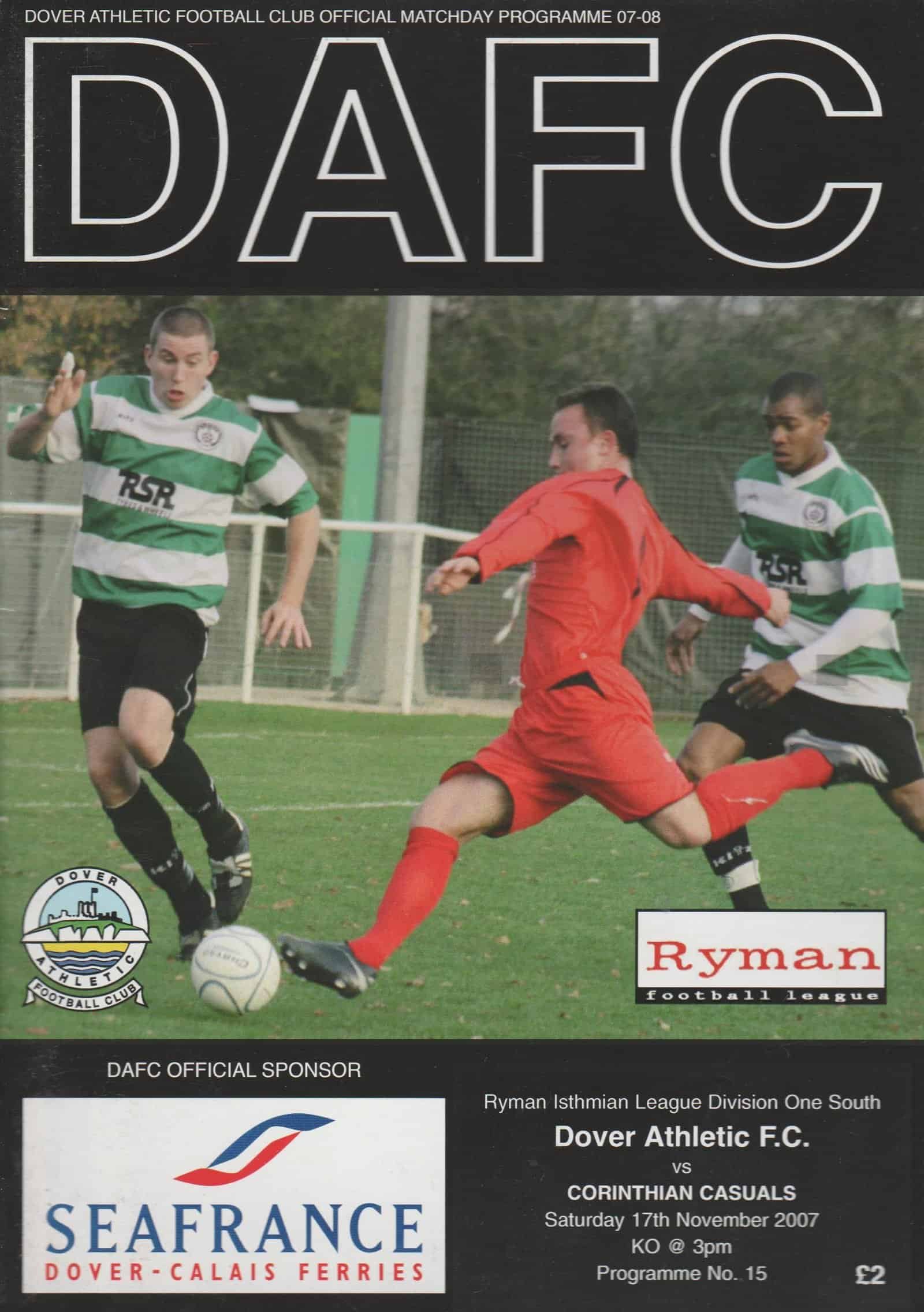 Dover Athletic v Corinthian Casuals 17-Nov-2007