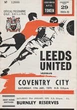 Leeds United v Coventry City 17-Jan-1970