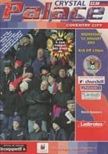 Crystal Palace v Coventry City 01-Jan-2003