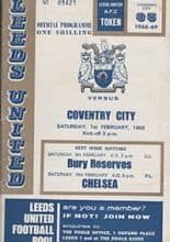 Leeds United v Coventry City 01-Feb-1969
