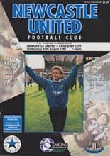 Newcastle United v Coventry City 24-Aug-1994