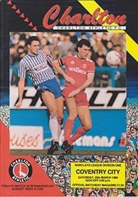 Charlton Athletic v Coventry City 25-Mar-1989