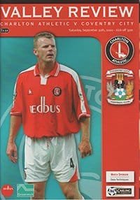 Charlton Athletic v Coventry City 30-Sep-2000