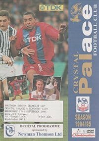 Crystal Palace Youth v Coventry City Youth 21-Sep-1994