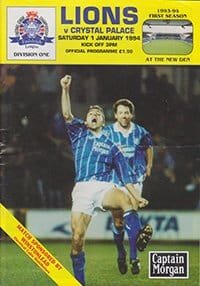 Millwall v Crystal Palace 01-Jan-1994