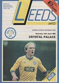 Leeds United v Crystal Palace 13-Apr-1985