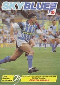 Coventry City v Crystal Palace 19-Oct-1991