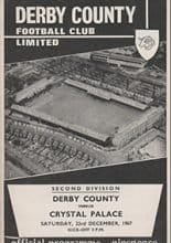 Derby County v Crystal Palace 23-Dec-1967