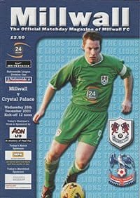 Millwall v Crystal Palace 26-Dec-2001
