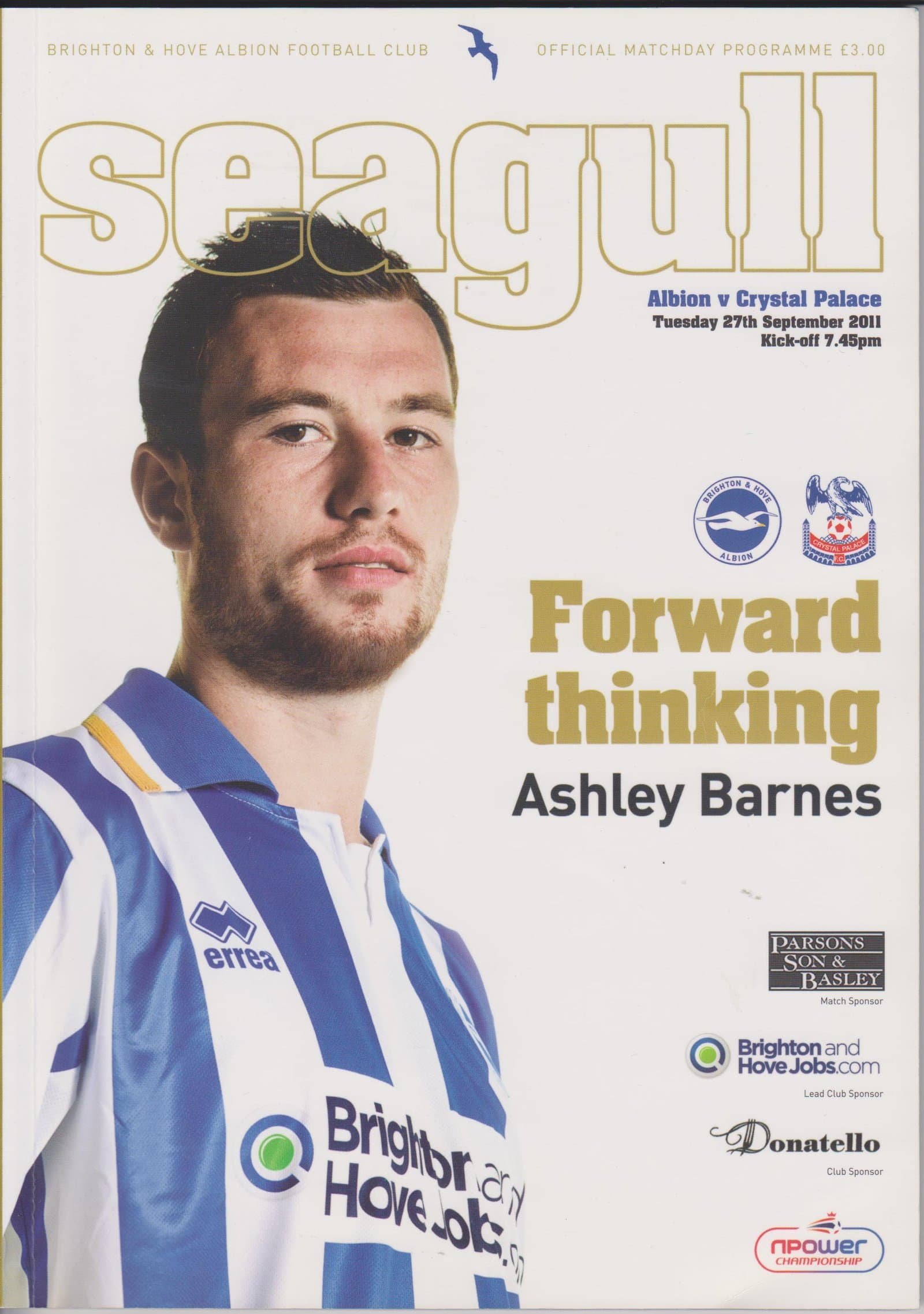 Brighton and Hove Albion v Crystal Palace 27-Sep-2011
