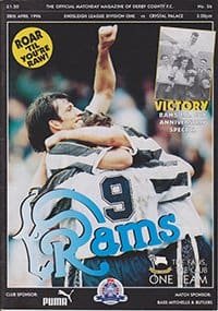 Derby County v Crystal Palace 28-Apr-1996