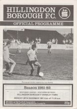 Hillingdon Borough v Crawley Town  28-Dec-1981