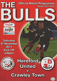 Hereford United v Crawley Town 05-Nov-2011