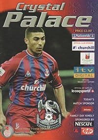 Crystal Palace v Crewe Alexandra 17-Nov-2001