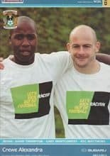 Coventry City v Crewe Alexandra 21-Oct-2001
