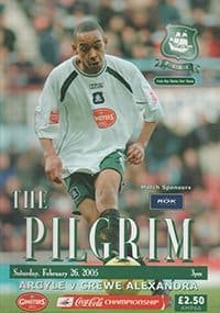 Plymouth Argyle v Crewe Alexandra 26-Feb-2005