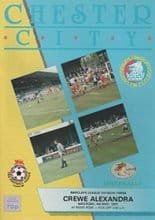 Chester City v Crewe Alexandra 04-May-1991