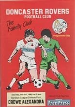 Doncaster Rovers v Crewe Alexandra 05-Oct-1991