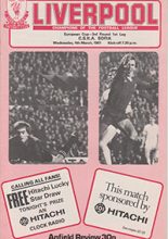 Liverpool v CSKA Sofia 04-Mar-1981