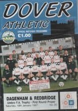 Dover Athletic v Dagenham & Redbridge 18-Jan-1997