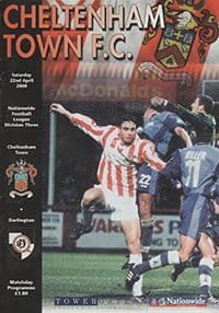 Cheltenham Town v Darlington 22-Apr-2000