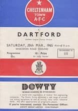 Cheltenham Town v Dartford 20-Mar-1965