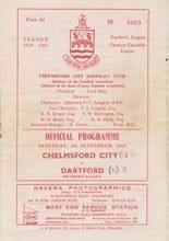 Chelmsford City v Dartford 05-Sep-1959