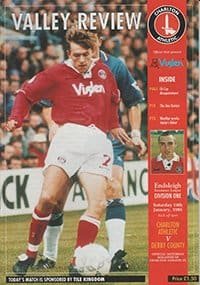 Charlton Athletic v Derby County 14-Jan-1995