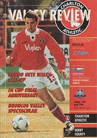 Charlton Athletic v Derby County 14-Apr-1996
