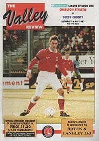 Charlton Athletic v Derby County 01-May-1993