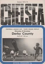Chelsea v Derby County 09-Oct-1972