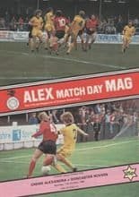 Crewe Alexandra v Doncaster Rovers 11-Oct-1980