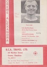 Crewe Alexandra v Doncaster Rovers 21-Nov-1970