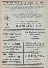 Chester v Doncaster Rovers 05-Oct-1963